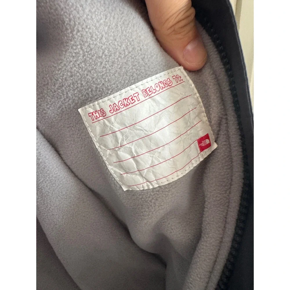 The North Face baby black snowsuit size 6-12 months